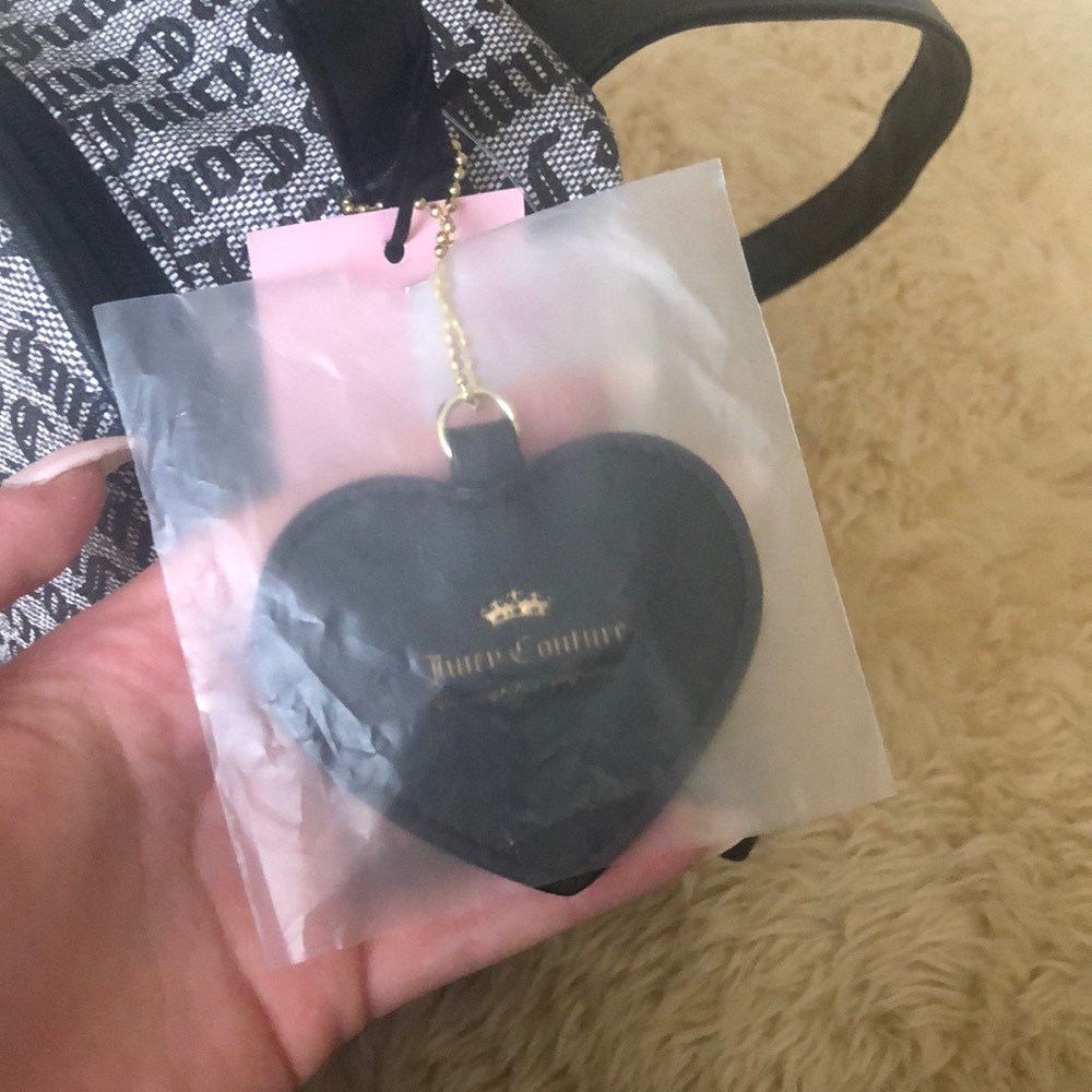 Juicy Couture Monogrammed Mini Backpack Keychain - image 5